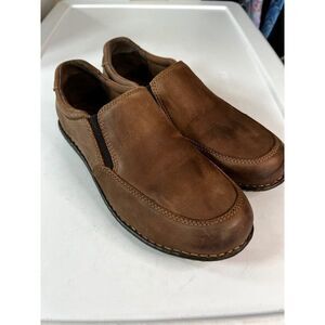 Carolina Aluminum Toe "Opanka" Outdoor Work Shoes. Brown. Size 7